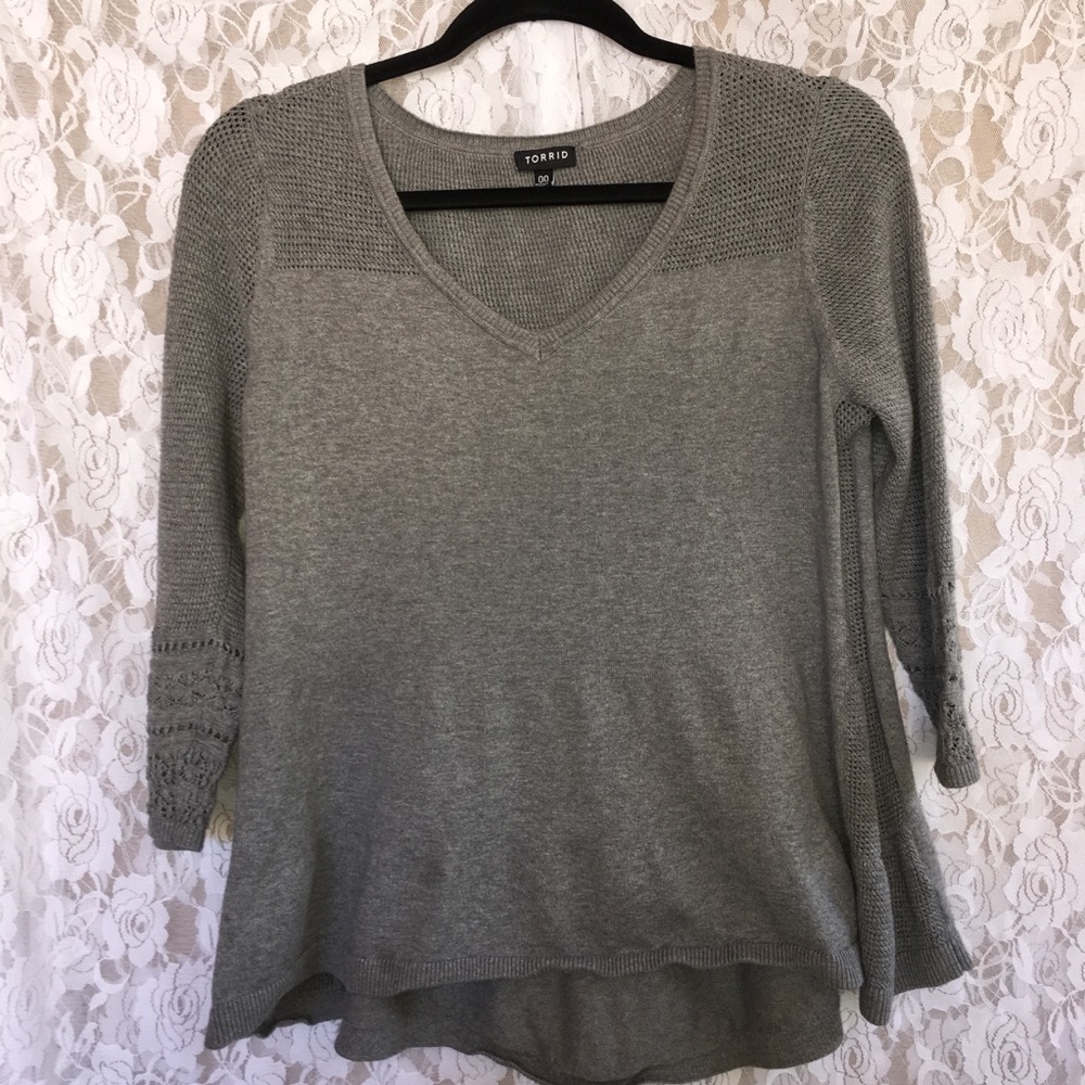 Torrid Gray Top